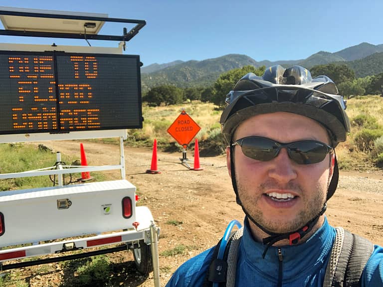 Medano Pass Road Closed