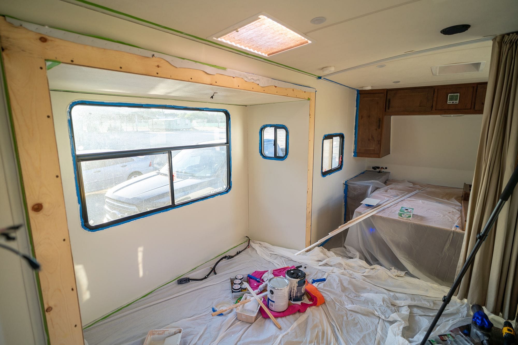 RV Remodel with Ergonomic Workspace: Before & After | Adventurous Way