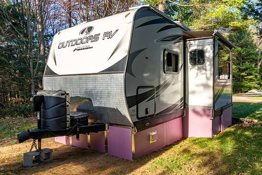 RV Skirting with Foam Board