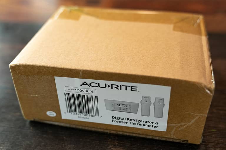 AcuRite Premium Home Digital Wireless Fridge & Freezer Thermometer